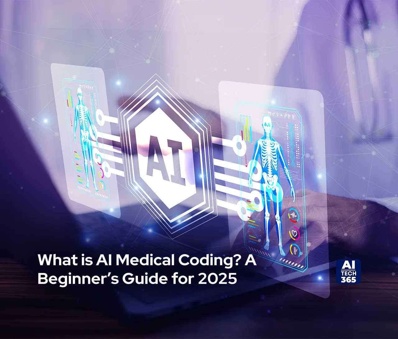 AITech365's tweet card. Explore AI Medical Coding in 2025: Learn how it Boosts Accuracy, Efficiency, Compliance, and Empowers Human Coders in Modern Healthcare.