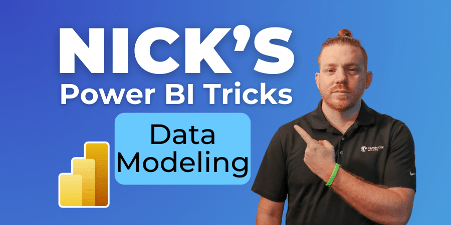 PragmaticWorks's tweet card. Learn efficient data modeling in Power BI with Nick Lee's tips on creating a centralized Measures Repository.