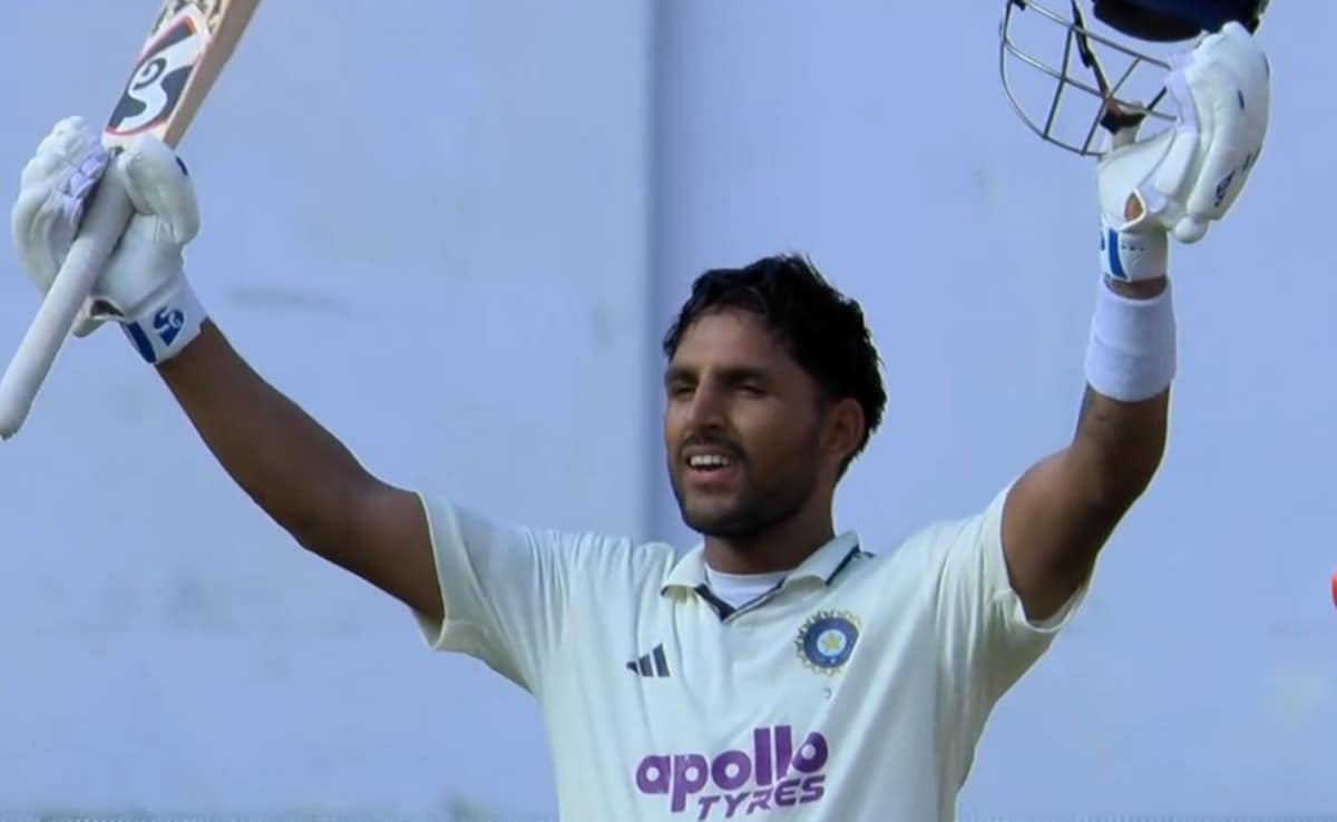 NDTVSportsHindi's tweet card. India vs West Indies, 1st Test: विंडीज सीरीज वास्तव में एक उन खिलाड़ियों के लिए एक शानदार मौके की तरह है, जो टीम इंडिया में जगह पक्की करने में लगे हैं. ध्रुव ने तो करियर के पहले शतक से मौका भुना लिया