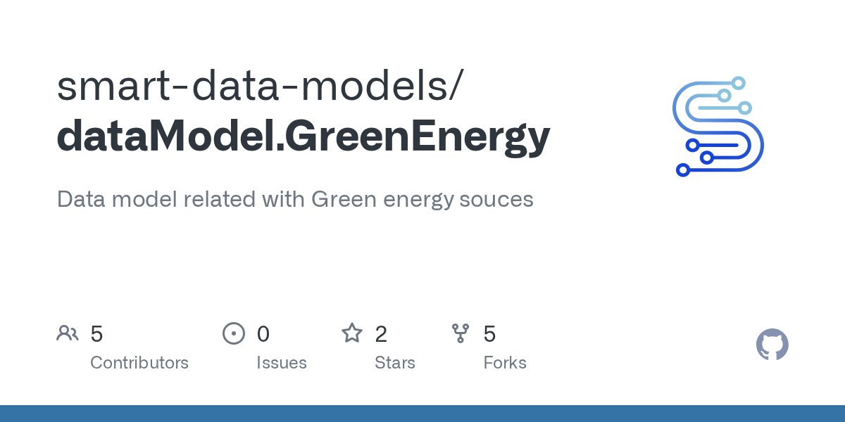SmartDataModels's tweet card. Data model related with Green energy souces. Contribute to smart-data-models/dataModel.GreenEnergy development by creating an account on GitHub.