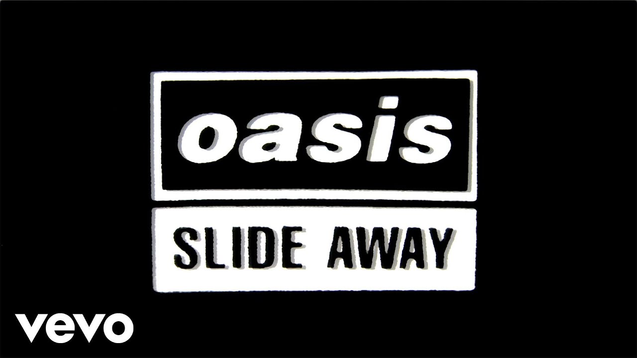 mstmst37's tweet card. Oasis - Slide Away (Official Lyric Video)