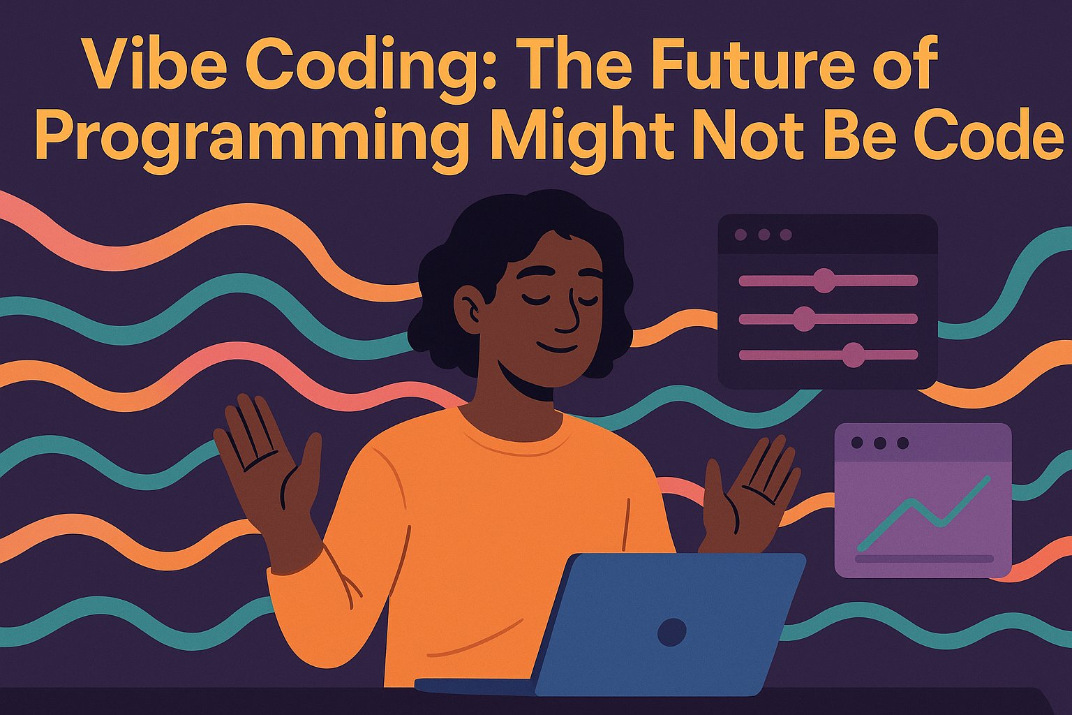 Codeymaze's tweet card. Programming used to be all about typing lines of code, fixing syntax errors, and wrestling with documentation. But what if coding could feel more like a