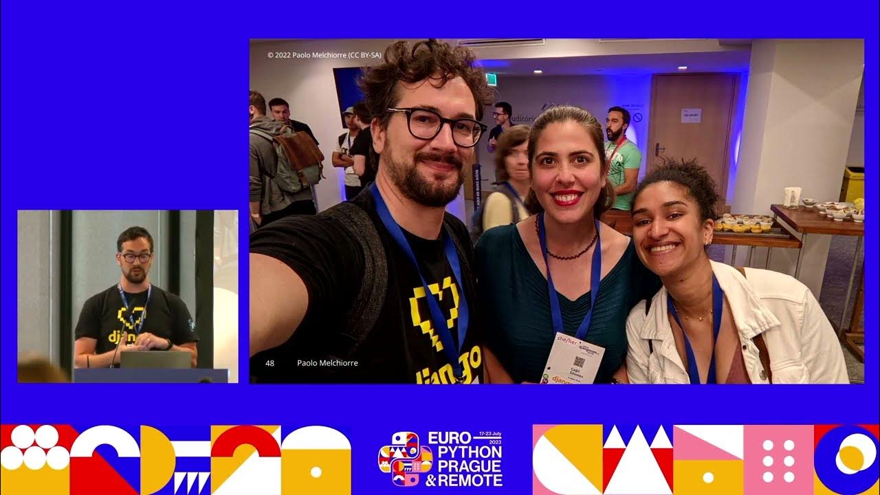 europython's tweet card. All about djangoproject.com — Paolo Melchiorre