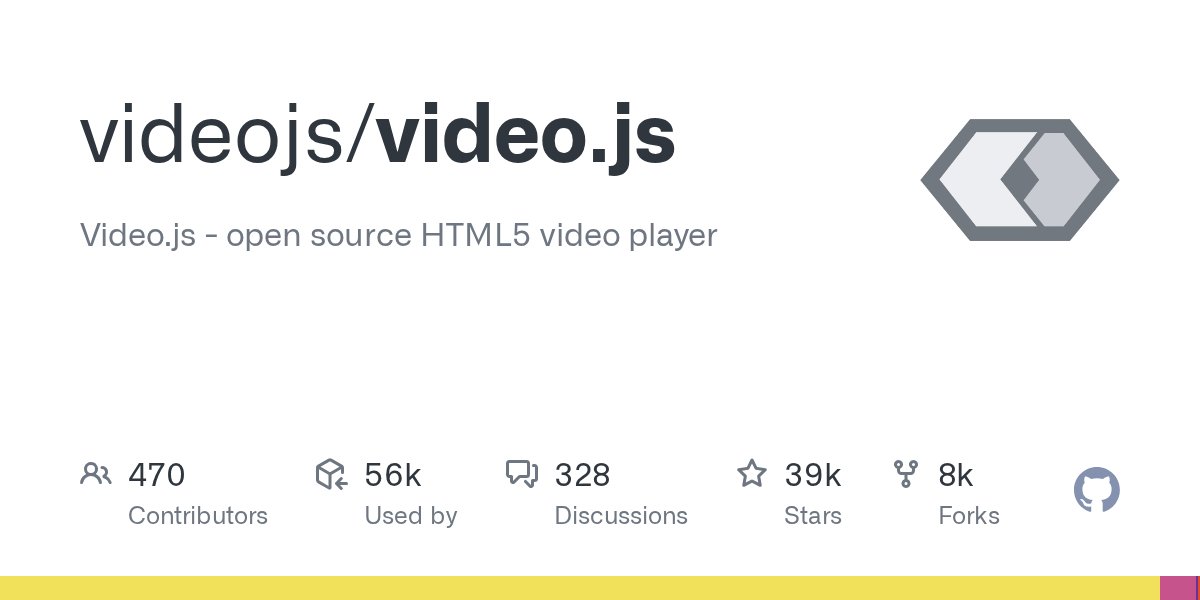 JavaScript30000's tweet card. Video.js - open source HTML5 video player. Contribute to videojs/video.js development by creating an account on GitHub.