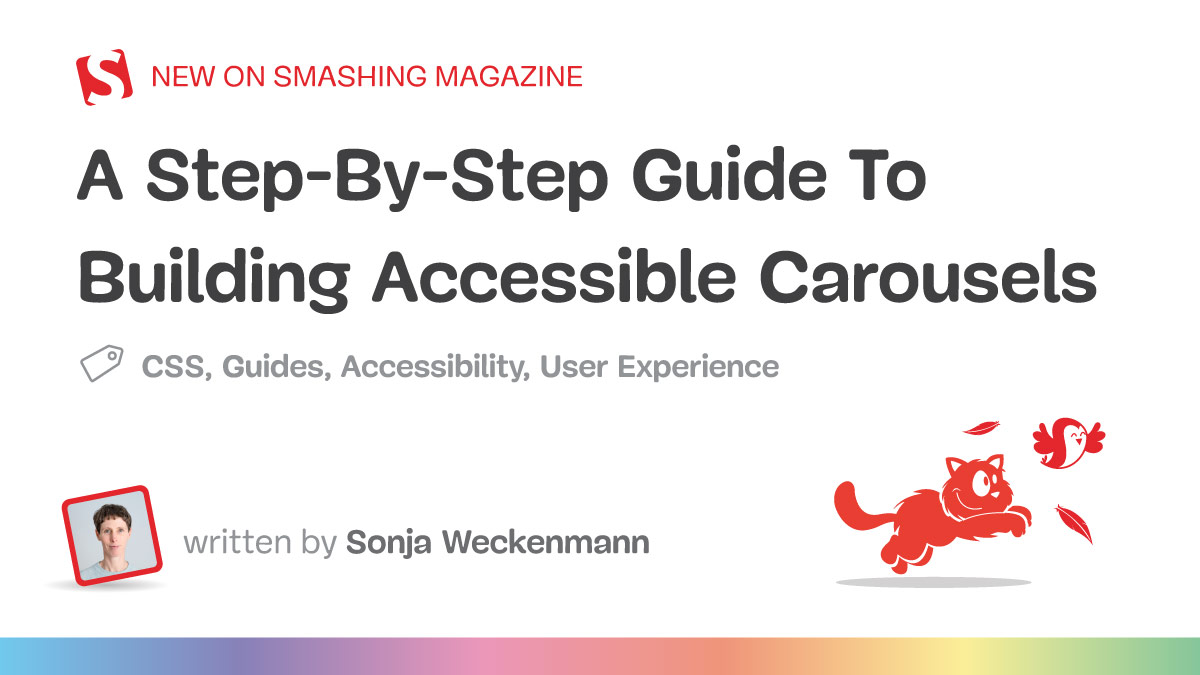 simplecoding's tweet card. Most carousels come along with usability and accessibility issues. To avoid these issues, this article addresses step-by-step design considerations as well as semantic requirements for carousels to...