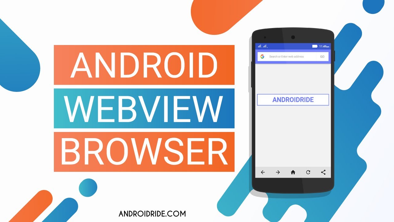 AndroidRide's tweet card. Android WebView Browser Kotlin Complete Tutorial - ANDROIDRIDE.COM -...