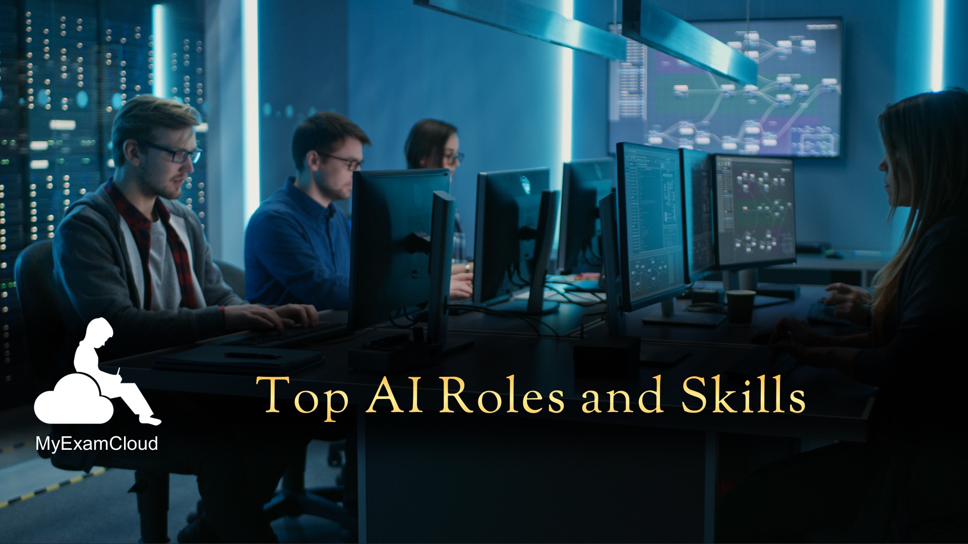 myexamcloud's tweet card. MyExamCloud Blog Article - Top AI Roles and Skills Every Fresher Must Know in 2025
