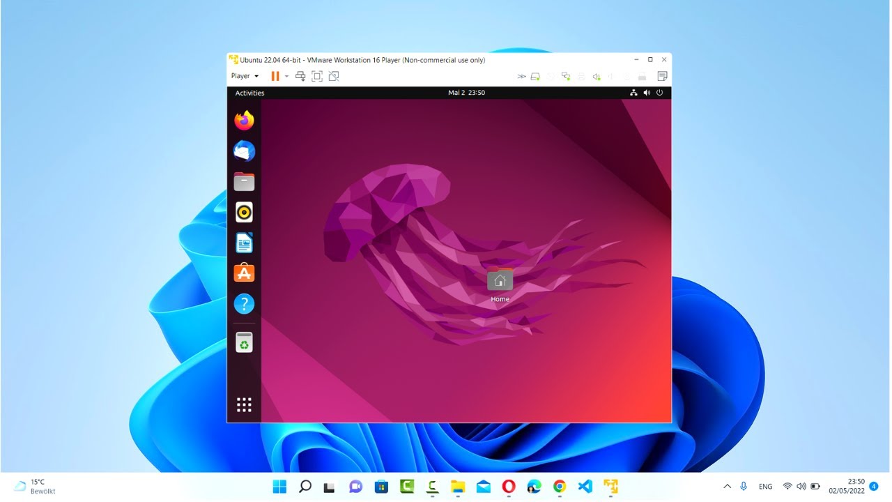 ProgrammingKnow's tweet card. How to Install Ubuntu 22.04 LTS on VMware Workstation Player On...