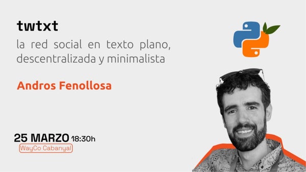 python_vlc's tweet card. **Primero la charla** Hoy por hoy es difícil que te sorprenda una red social. Tenemos sabores y colores para todos los gustos, pasando por algunas donde se centran en el co