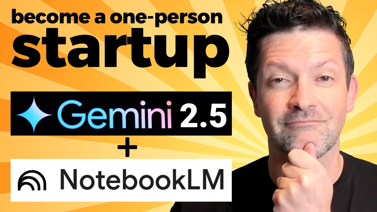 patrickyong's tweet card. Build Epic Startups: NotebookLM + Gemini 2.5 Workflow