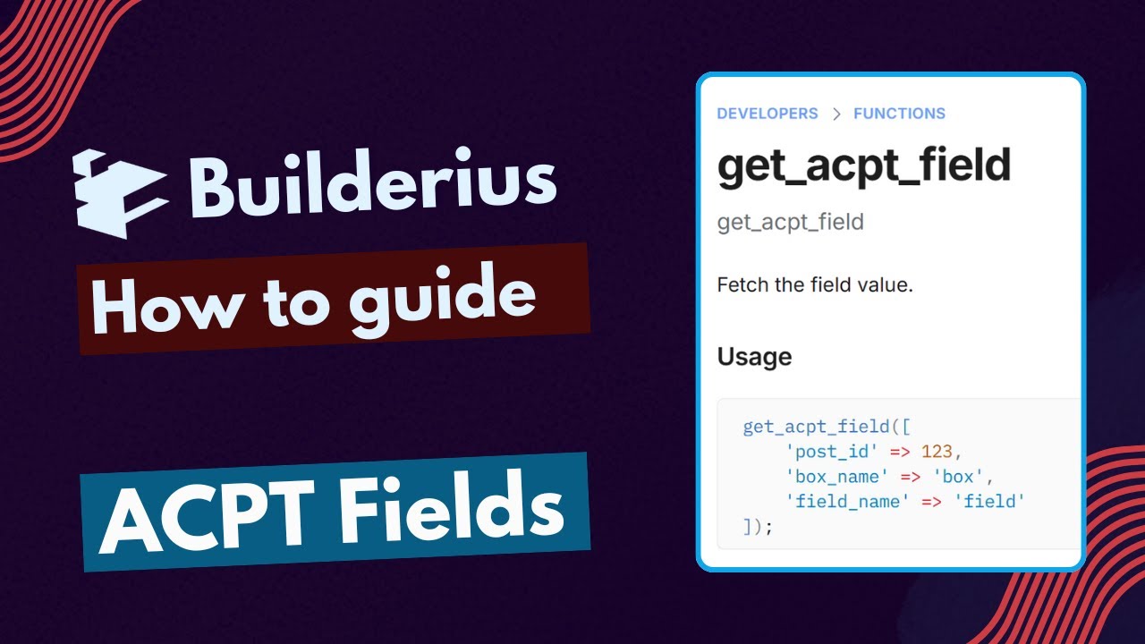 Daveden2's tweet card. How to use ACPT in Builderius
