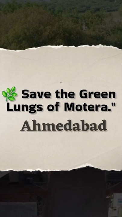Pushpendra27790's tweet card. Save the Green Lungs of Motera Ahmedabad #santshriasharamjiashram