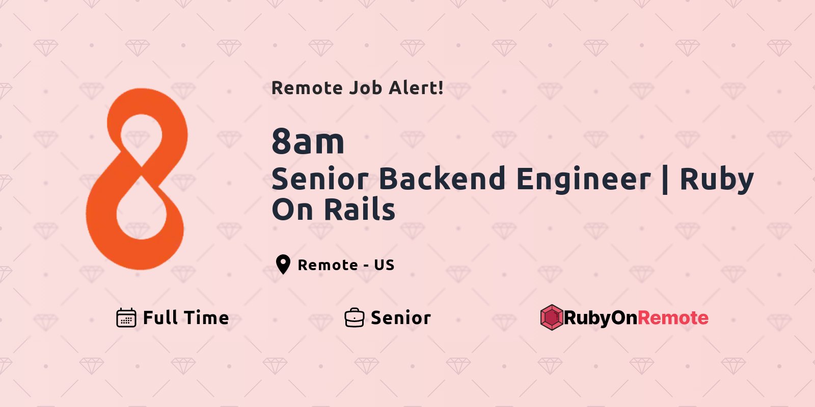 RubyOnRemote's tweet card. Find curated remote ruby jobs in one place. Join the remote work force.