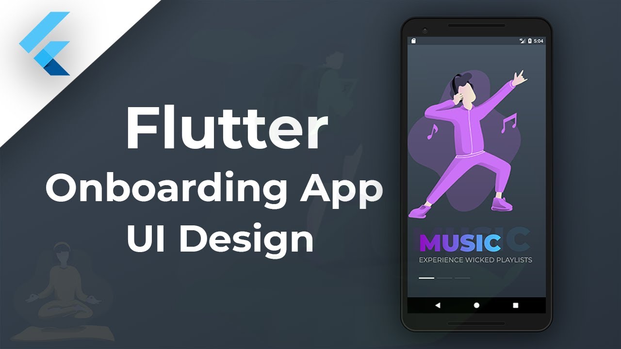 r_FlutterDev's tweet card. Flutter Onboarding App UI Concept - Speed Code