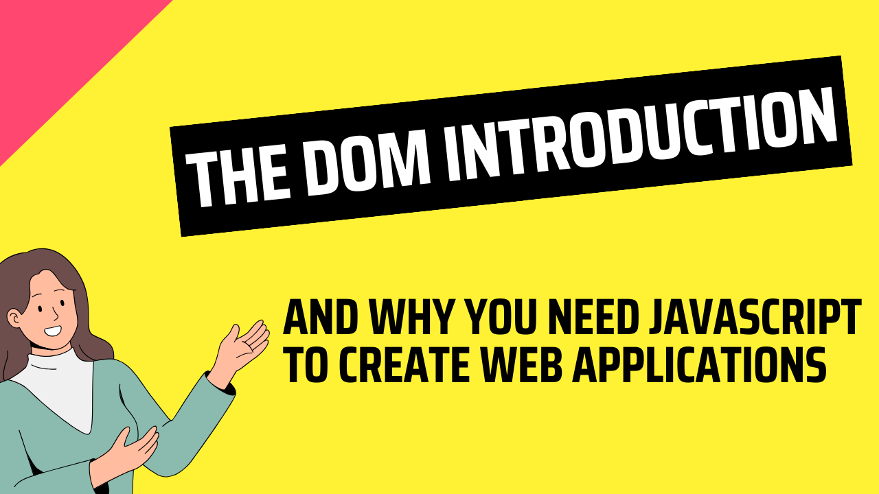 freeCodeCamp's tweet card. In this article, I'm going to explain to you how the DOM works so that you have a clear picture of why JavaScript is needed to develop a web application. First, let's recap what we know about HTML,...