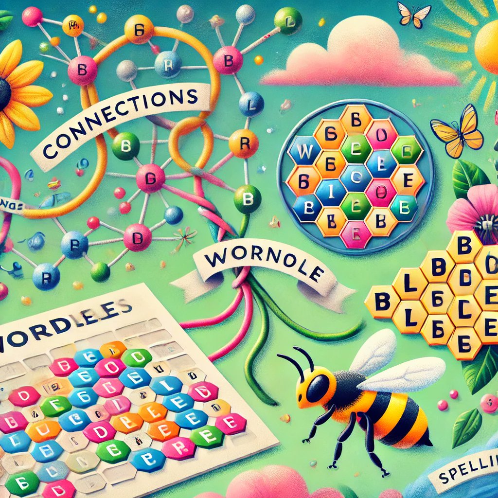 codeplayon's tweet card. Connections vs. Strands vs. Wordle vs. Spelling Bee Forum : A Comparative Forum Discussion -
