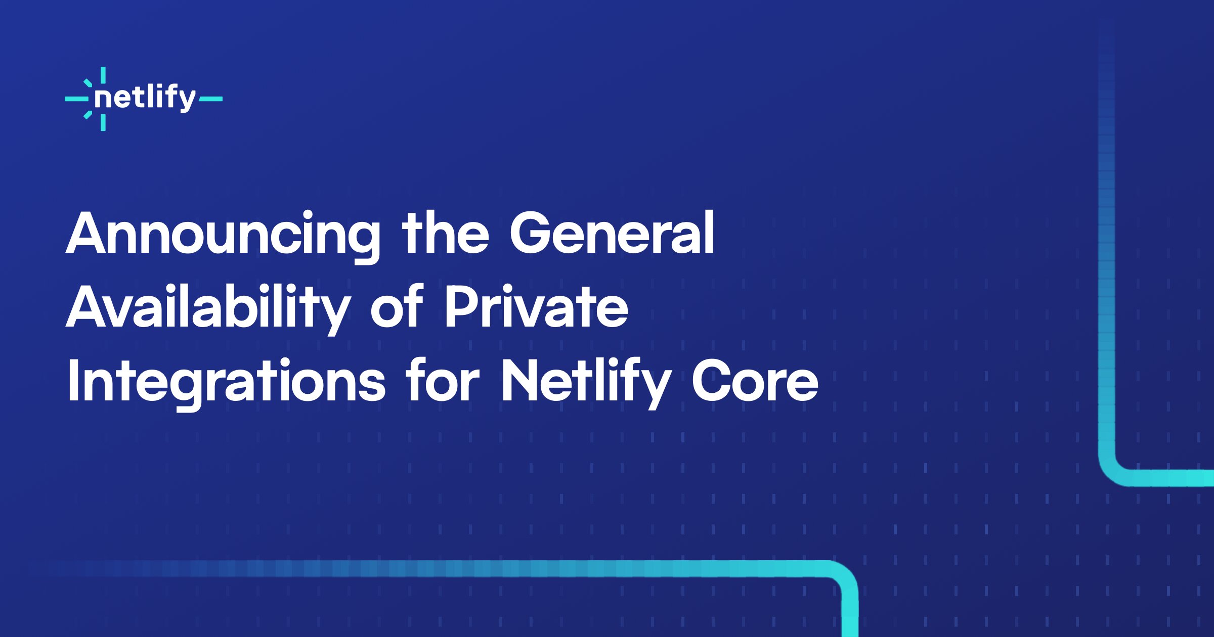 engijen's tweet card. Private Integrations put the power in the hands of your development teams to create custom integrations for the entire Netlify Composable Web Platform.