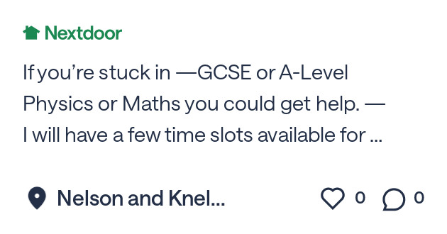 math_phys_tutor's tweet card. Join Nextdoor, an app for neighbourhoods where you can get local tips, buy and sell items, and more