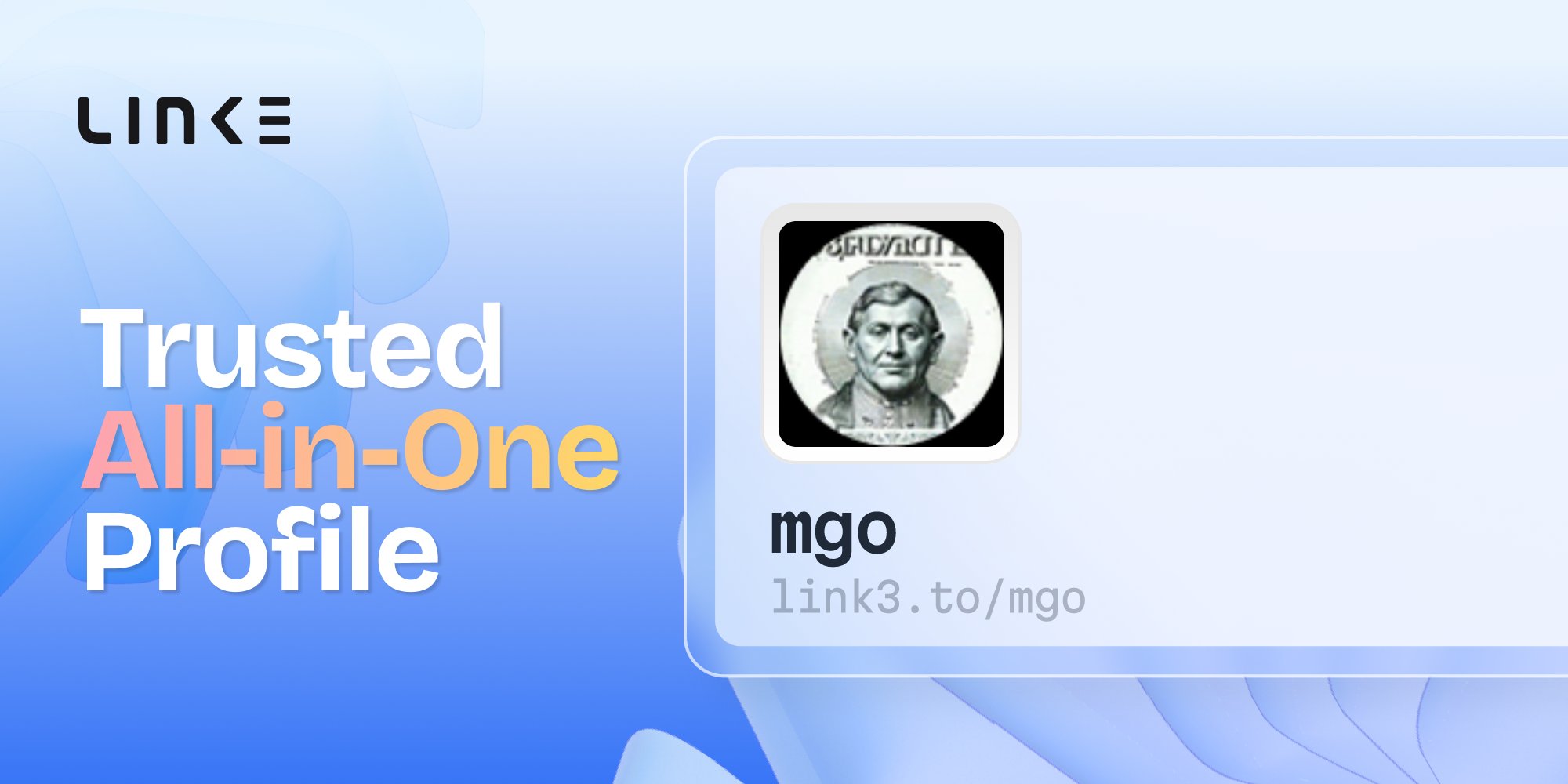 MoneyGodOne's tweet card. MGO is a decentralised cryptocurrency that positioned as a Crypto Faith in web3. both a spiritual and financial tool, aiming to support p2p, b2b, p2b