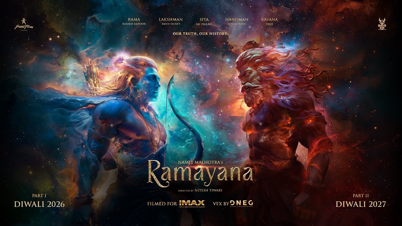 rajxcode's tweet card. Namit Malhotra's Ramayana: The Introduction | Nitesh Tiwari | Ranbir,...
