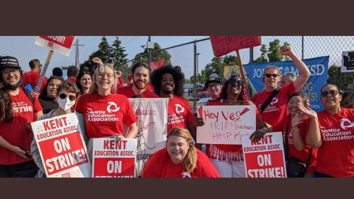 HallesColette's tweet card. Hi, we are the SEA represented staff from Aki Kurose. SPS has not been negotiating in good faith so … David Edwards needs your support for Teacher strike fund