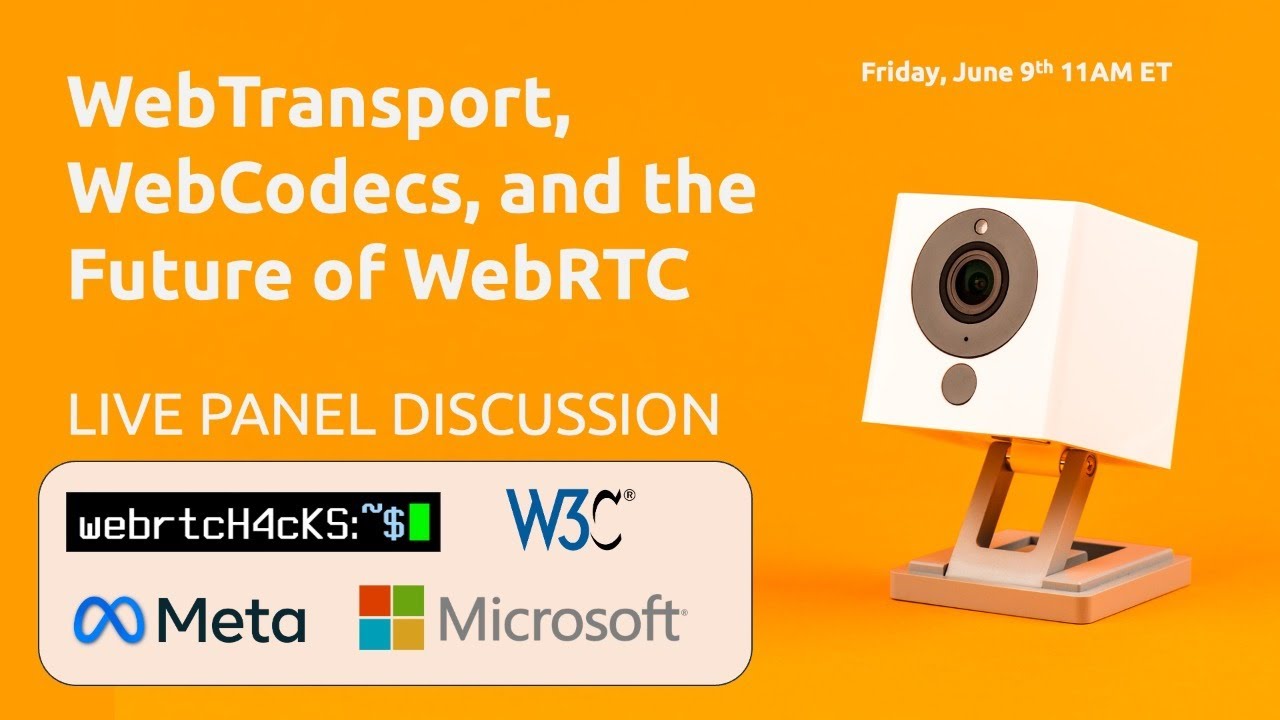 w3cdevs's tweet card. WebTransport, WebCodecs, and the Future of WebRTC