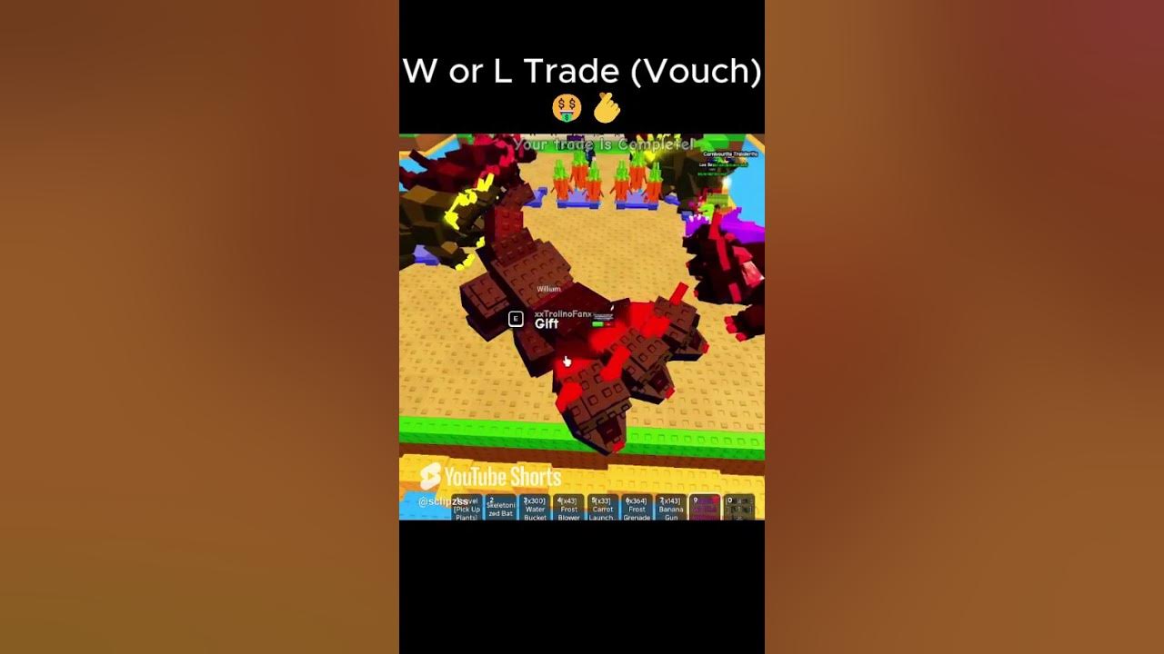 BatlleVitiello's tweet card. W or L? (Vouch) #plantsvsbrainrots #roblox #pvb #plants #brainrots...