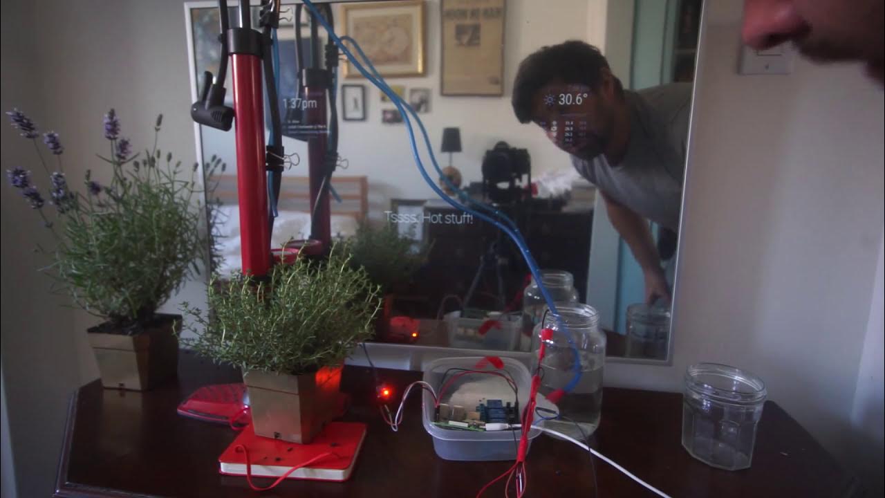 bitsncoder's tweet card. Raspberry Pi Automated Plant Watering with Website