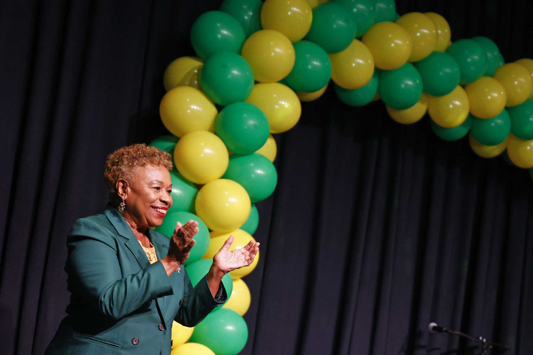 sfchronicle's tweet card. After initially trailing on election night, Barbara Lee took an insurmountable lead in...