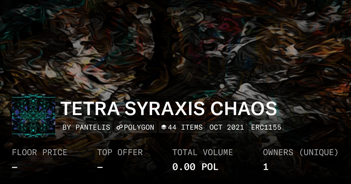 astrobotgr's tweet card. The collection TETRA SYRAXIS CHAOS is a part of the Mythological Trading Card Game TETRA SYRAXIS, a game that was inspired from the Hesiod's opus magnum THEOGONIA. These trading cards are from the...