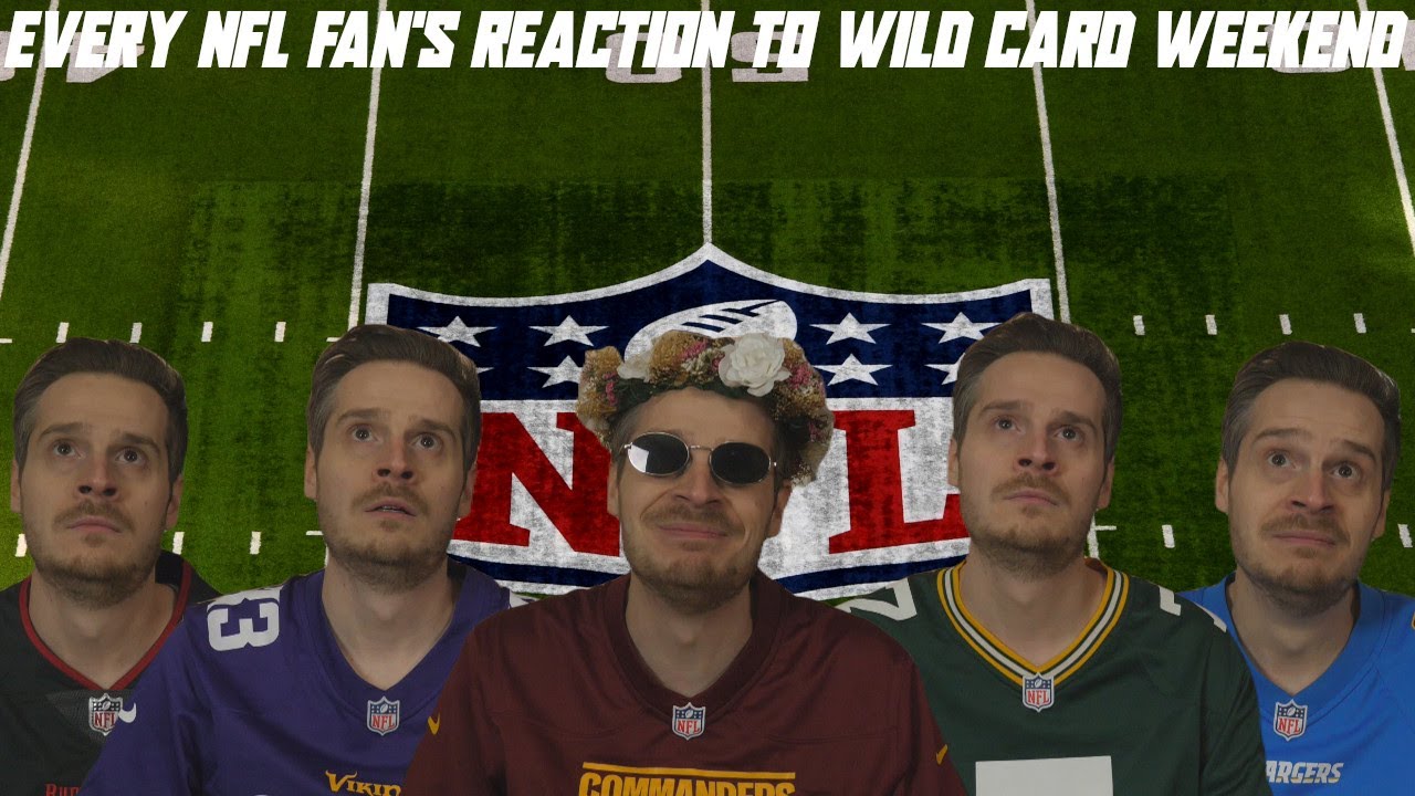 tomgrossicomedy's tweet card. Every NFL Fan's Reaction to Wild Card Weekend