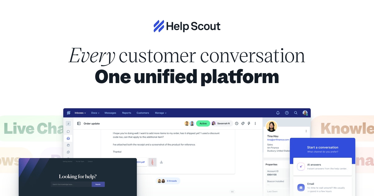 mmhnews360's tweet card. Streamline your customer conversations with Help Scout's user-friendly platform. Manage all interactions in one place.