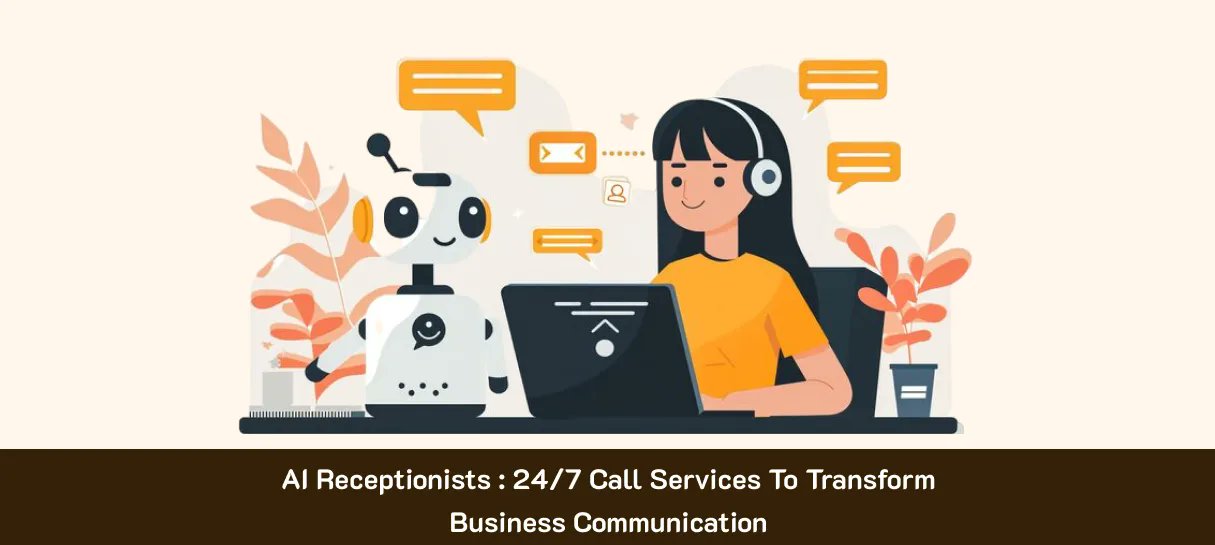 BigscalTech's tweet card. Learn about AI Receptionists and their role in transforming business interactions by reducing response times and missed calls.