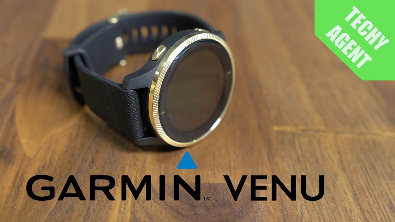 TechyAgent's tweet card. Garmin Venu - Unboxing & First Impressions