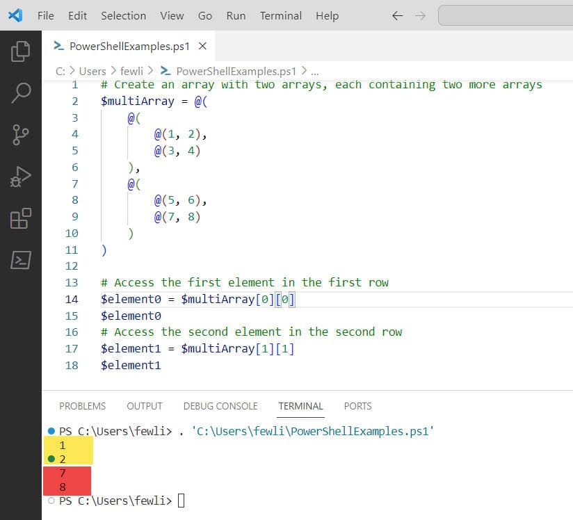 PowerShellFAQs's tweet card. Keep reading to know everything about PowerShell Multidimensional Arrays with examples.