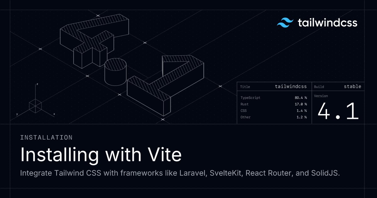 ShubhDJ191's tweet card. Integrate Tailwind CSS with frameworks like Laravel, SvelteKit, React Router, and SolidJS.