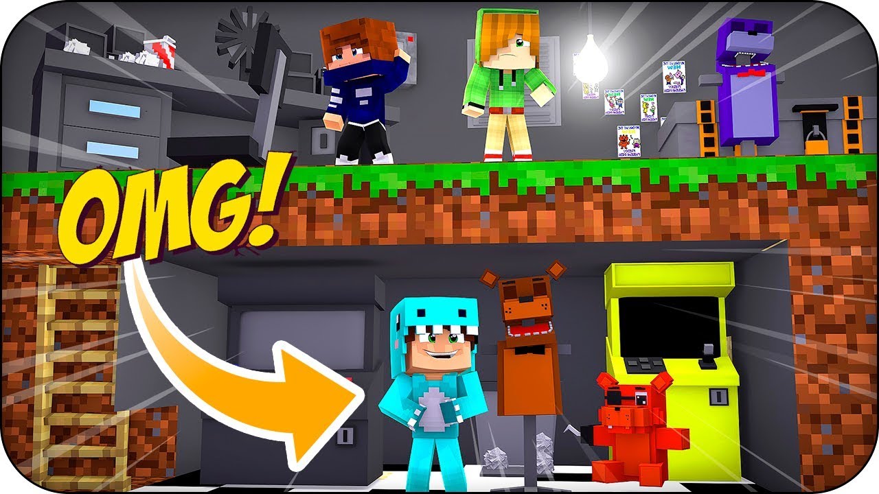 tutorialeslife's tweet card. EL MEJOR ESCONDITE DE FNAF ANIMATRONICOS 😀 BEBE MILO y VITA MINECR...