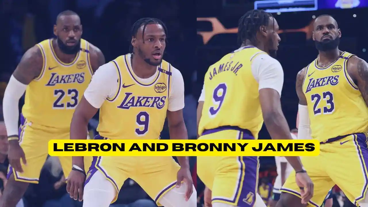 computerprg's tweet card. LeBron and Bronny James: In a moment that will be remembered for years, LeBron James and his son Bronny made history by becoming the first father-son duo to
