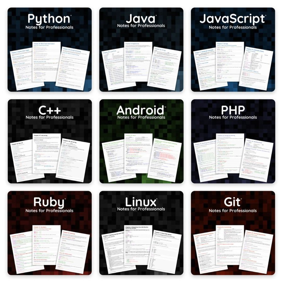 Shruti_0810's tweet card. ❯ Python ❯ Java ❯ C/C++, DSA ❯ HTML, CSS, JavaScript ❯ SQL ❯ Linux, Git40 other subjects - Beginner Friendly Notes