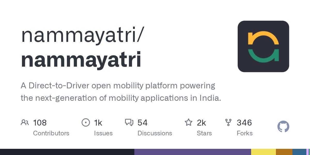bot_for_devs's tweet card. A Direct-to-Driver open mobility platform powering the next-generation of mobility applications in India. - nammayatri/nammayatri