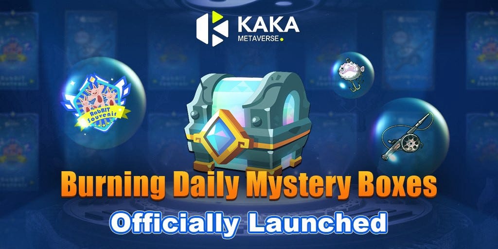 kakanftworld's tweet card. To celebrate the strategic collaboration between KAKA Metaverse and Nakamoto’s Fishpond we are excited to announce KAKA Daily Mystery Box &…