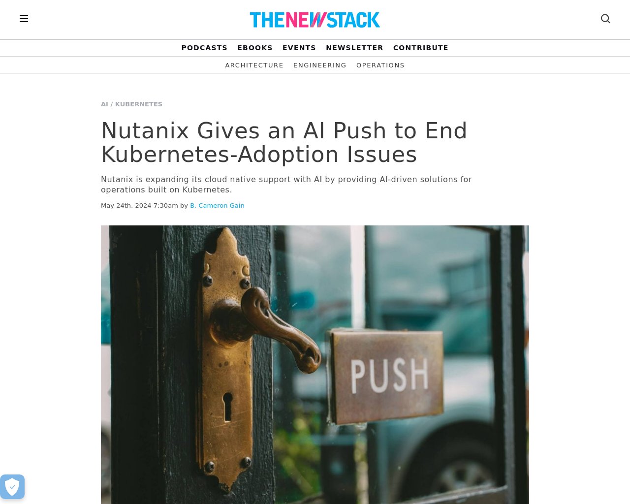 managetech_inc's tweet card. 要約： NutanixはAI支援プロセスとツールを提供し、開発者、管理者、CIO向けの簡素化されたプラットフォ