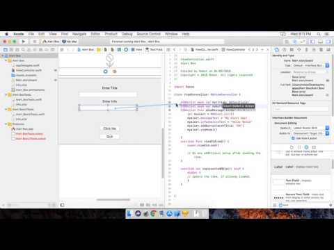 techwithrobot's tweet card. 1.2 How to print text from text filed to Alert box in Mac OS X...