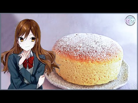 sugarcoder's tweet card. HORIMIYA JAPANESE SOUFFLE CHEESECAKE ❤️ Anime Food Baking Dessert...