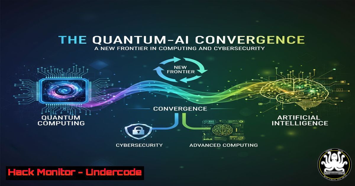 UndercodeUpdate's tweet card. The Quantum-AI Convergence: A New Frontier in Computing and Cybersecurity - "Undercode Testing": Monitor hackers like a pro. Get real-time updates, AI-powered