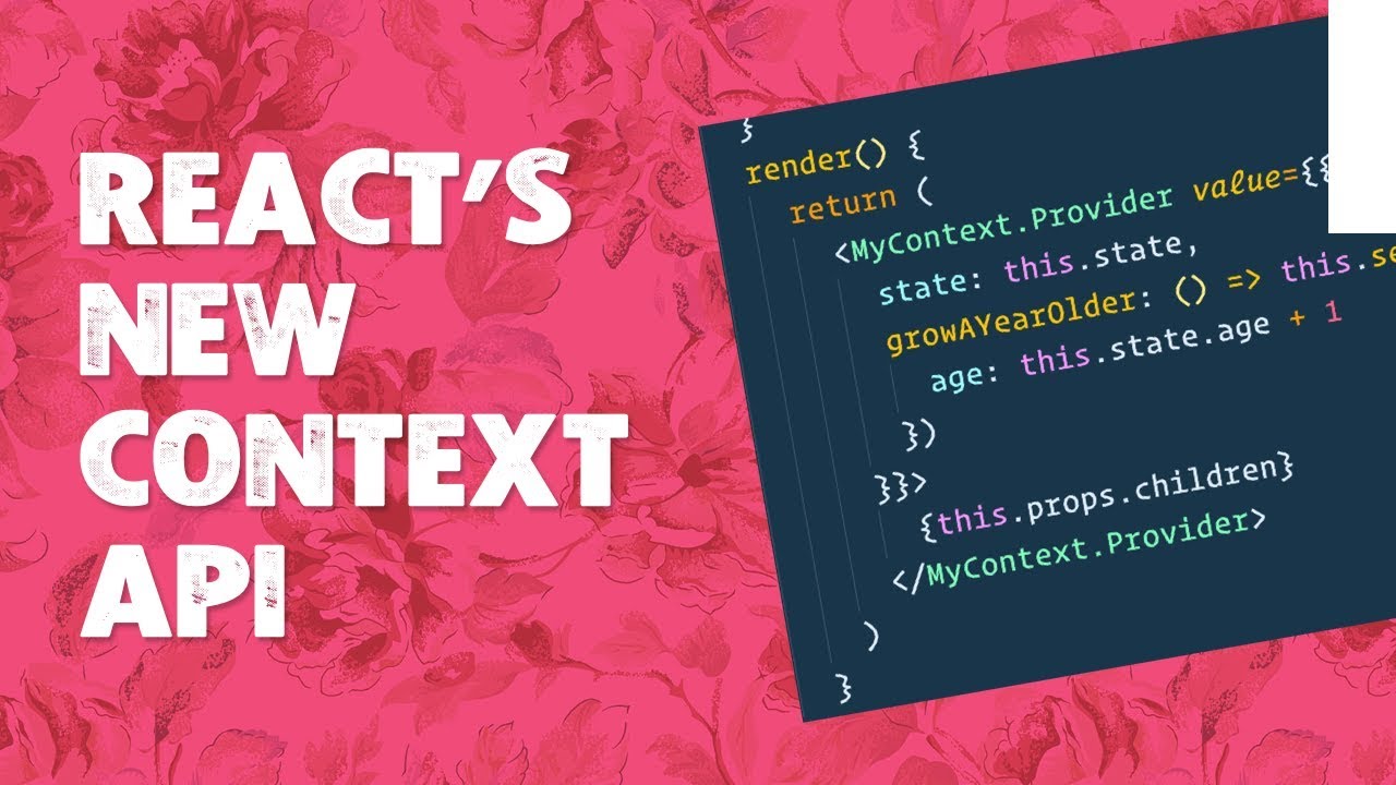 wesbos's tweet card. Heres how React's New Context API Works