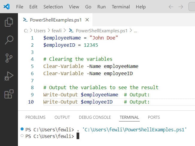 PowerShellFAQs's tweet card. Learn how to clear variables in PowerShell using various methods like Clear-Variable, assigning $null, and Remove-Variable with examples.