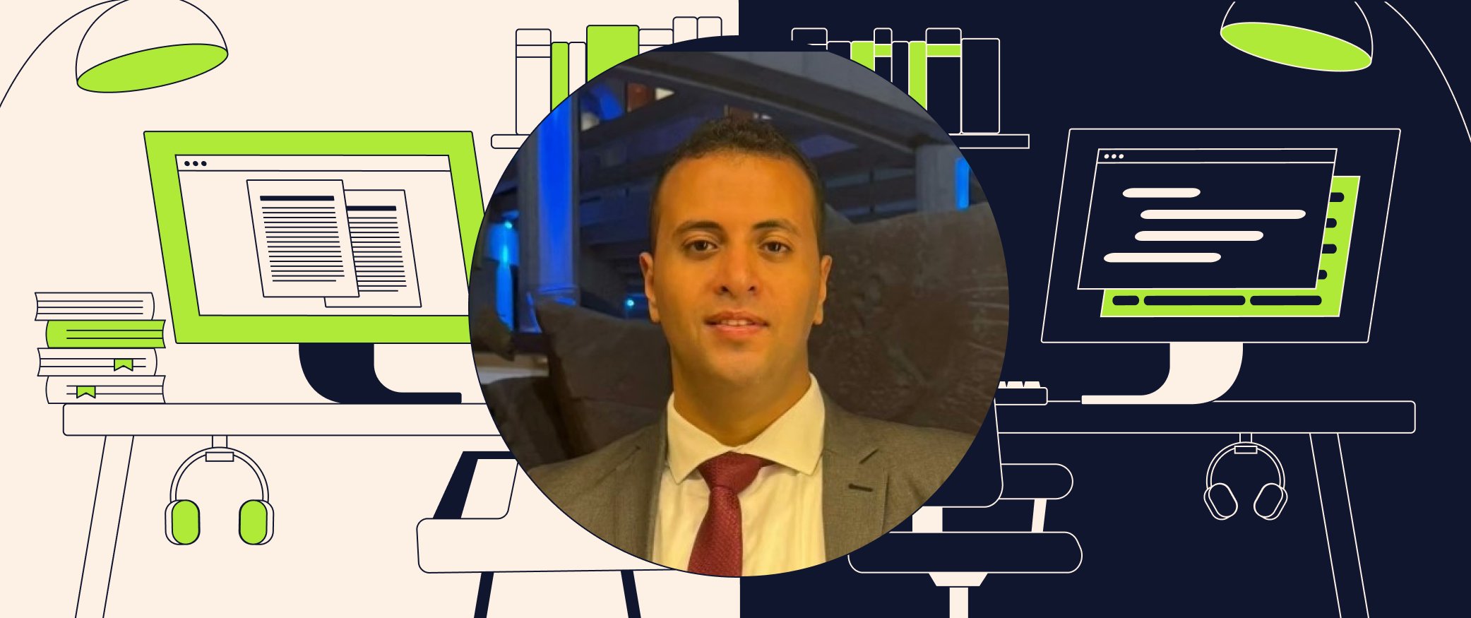 TMFloydandCo's tweet card. Today’s story is from Mohamed El-Sharkawy, a 27-year-old Front-End Engineer living in Cairo, Egypt.