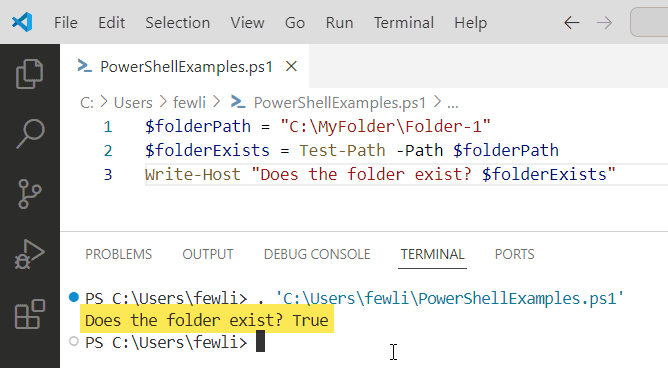 PowerShellFAQs's tweet card. This PowerShell tutorial explains how to check if a folder exists in PowerShell using different methods.