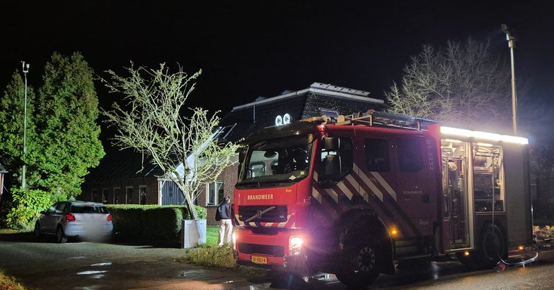 Brand bij woning in Uithuizermeeden